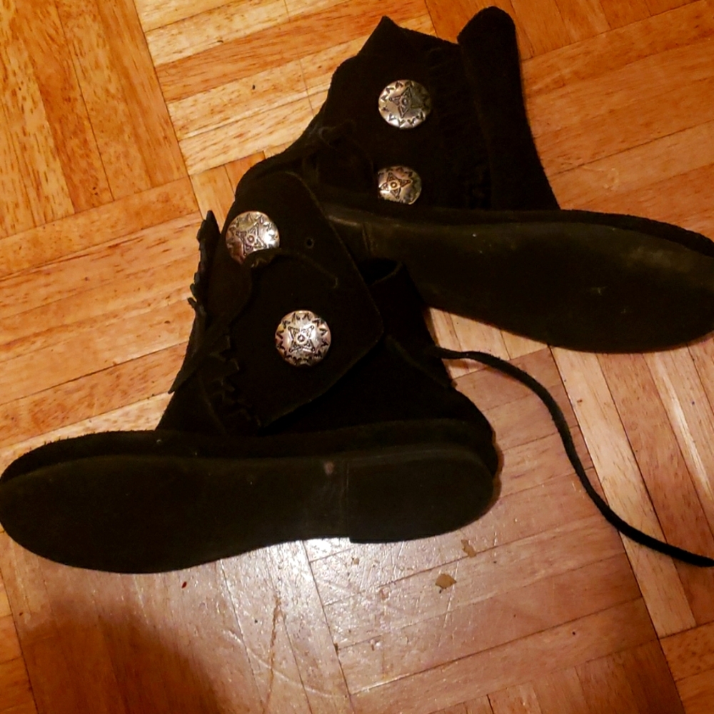 Suede ankle boots